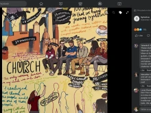 A screenshot of the image produced from the Philadelphia Catholic Higher Education Synod, which participants say misrepresented them.