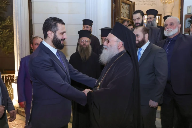 Syrian Greek Orthodox patriarch and president