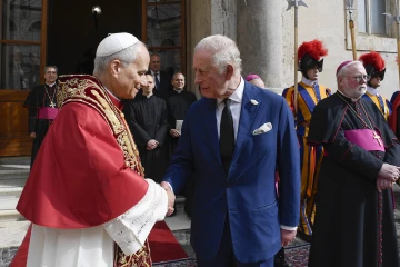 Pope Leo and King Charles