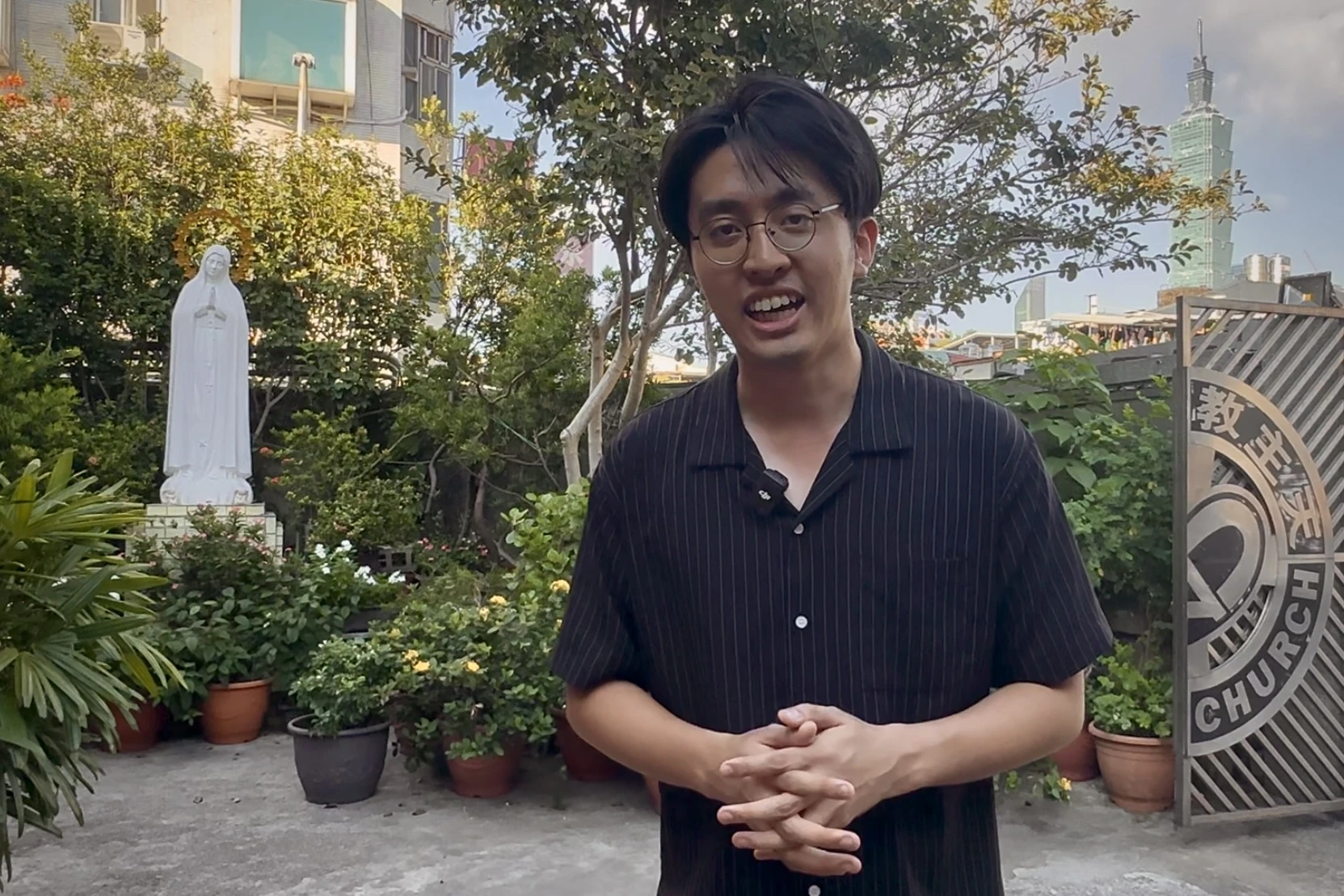 Kao Chih Hao, a recent Taiwanese convert to Catholicism, at Holy Rosary Parish in Taipei, Taiwan, in October 2025.?w=200&h=150