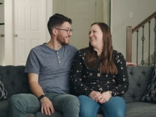 Luke and Sarah Hellwig in the new series “The Catholic Parent” on FORMED.