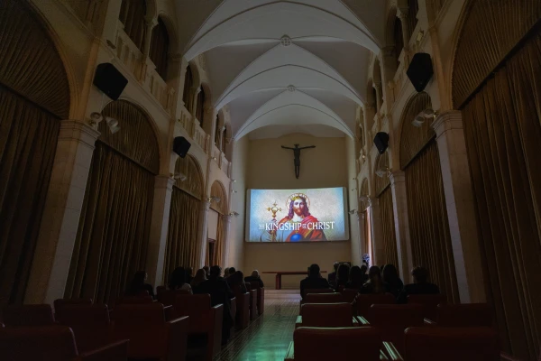 The premiere of "The Kingship of Christ" at the Vatican on Nov. 18, 2025. Credit: Daniel Ibañez/EWTN News