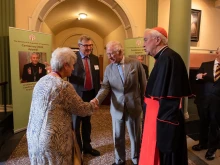 Prince Charles attends the Society of St. Augustine of Canterbury centenary reception at Archbishop’s House, Westminster, England, May 10, 2022.