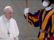 Pope Francis’ general audience in the Paul VI Hall at the Vatican, Feb. 23, 2022.