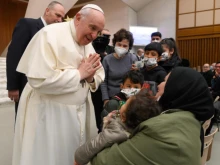 Pope Francis’ general audience in the Paul VI Hall at the Vatican, Dec. 22, 2021.