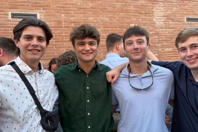 UD boys at canonication Acutis