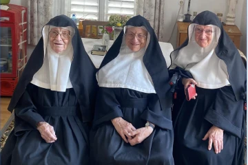 Three Augustinian nuns