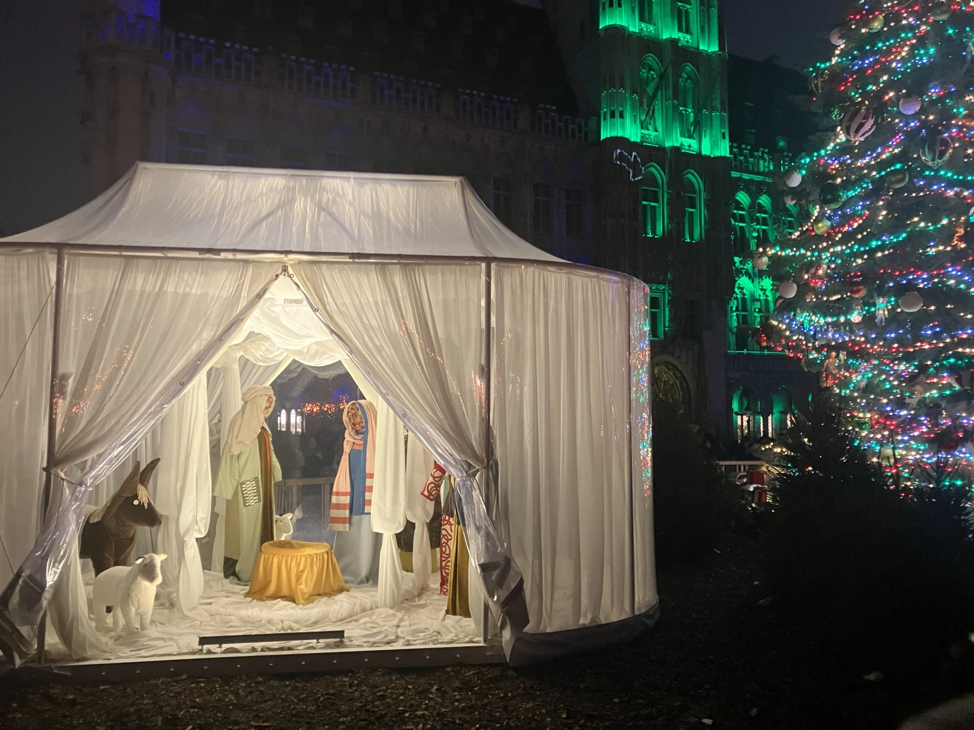 Faceless Nativity scene on Brussels’ Grand Place sparks international controversy