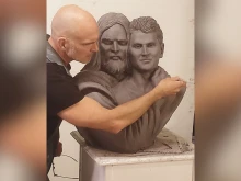 Timothy Schmalz’s latest sculpture, soon to be installed at Ave Maria University in Florida, depicts Jesus covering the fatal wound of slain Christian activist Charlie Kirk.