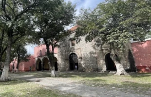 The exterior of the Tlaxcala cathedral in Mexico, which is dedicated to Our Lady of the Assumption. Credit: David Ramos/ACI Prensa
