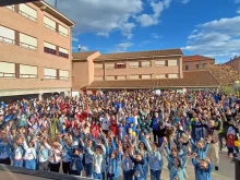 The March for Women and Life in Toledo, Spain, April 2, 2022.