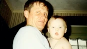 Tom Vander Woude with baby Joseph “Josie” Vander Woude.