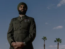 Captain Sukhbir Toor, who with three other Sikhs sued the U.S. Marine Corps April 11, 2022.