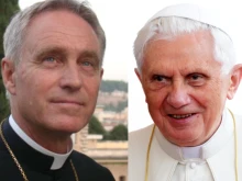 Archbishop Gänswein and Pope emeritus Benedict XVI