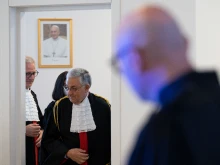 A hearing in the Vatican finance trial on May 31, 2022.