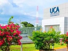 Facade of the Central American University (UCA), before being expropriated by the Ortega dictatorship.
