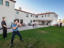 Seminarians live active lives, balancing prayer, studies, fraternity, and exercise. The Nazareth House provides seminarians with a healthy space to recreate, pray, cook, and share meals together.