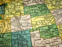 Map of the United States.