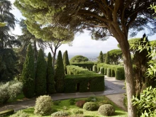The Vatican Gardens at Castel Gandolfo.