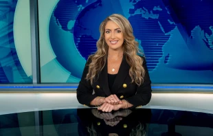 “EWTN News Nightly” welcomed its new anchor, Veronica Dudo, on Sept. 8, 2025. Credit: EWTN News