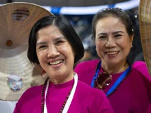 Catholics from Vietnam at Mass with Pope Francis in Ulaanbaatar, Mongolia, on Sept. 3, 2023.