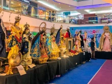 The Salamat Maria exhibit at Ali Mall in Quezon City.