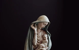 Pope Leo XIV encouraged a mother to rely on the Virgin Mary as she raises her daughters in the faith. Credit: Kara Gebhardt/Shutterstock