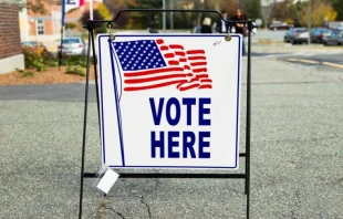 An election polling place during a United States election.   flysnowfly_Shutterstock