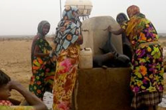 water in a region of Ethiopia where CRS has been working on drought mitigation projects since 2003 Credit KL Dammann CRS CNA World Catholic News 8 9 11