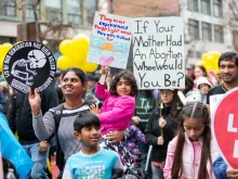 Thousands participate in Walk for Life West Coast on Saturday, Jan. 20, 2024, in San Francisco.