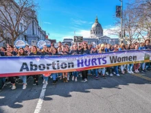 The Walk for Life West Coast in San Francisco, Calif., Jan. 22, 2022.