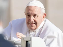 Pope Francis during the weekly general audience at St. Peter's Square in the Vatican, Sept. 7, 2022.