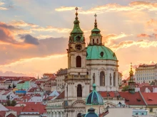 St. Nicholas Church in Prague, capital of the Czech Republic.