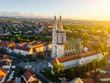 The cathedral in Zagreb, Croatia.
