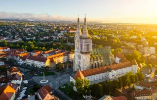 The cathedral in Zagreb, Croatia. Credit: Fogcatcher/Shutterstock