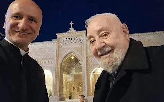 Archbishop Mazen Mattuka with Father Pius Affas at the Monastery of St. Banham and Sarah in Iraq.?w=200&h=150
