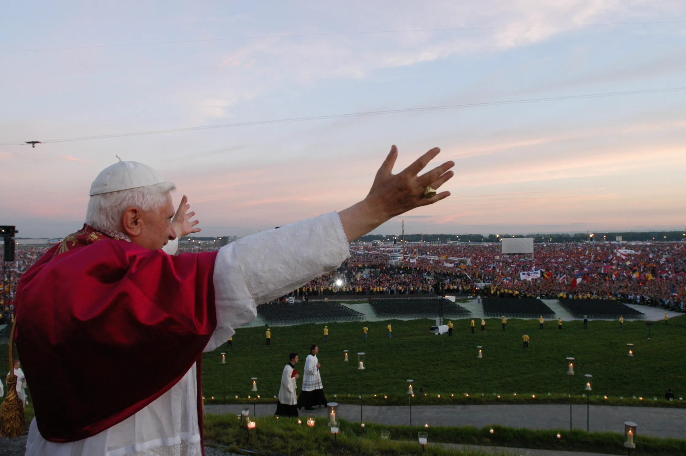 Pope Benedict XVI at World Youth Day in Cologne, Germany in 2005.?w=200&h=150