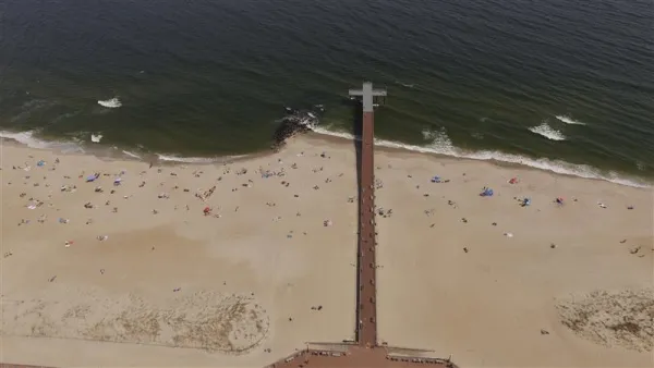Leaders of the Ocean Grove Methodist community say they have had overwhelmingly positive feedback to the new cross-shaped design of the pier. Ocean Grove Camp Meeting Association