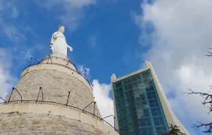 The Shrine of Our Lady of Lebanon in Harrissa. Elias Turk / ACI MENA