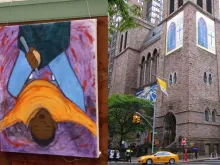 After receiving criticism a Manhattan Catholic church has changed the name of an art display from the title “God is Trans: A Queer Spiritual Journey” to “A Queer Spiritual Journey.”