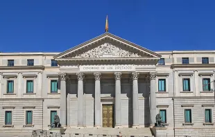 The Palacio de las Cortes in Madrid, where Spain's Congress of Deputies meets. Luis García via Wikimedia (CC BY-SA 4.0)