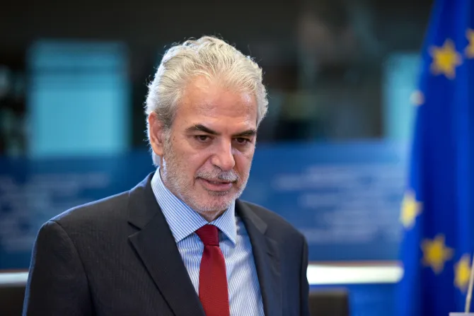 Christos Stylianides at the European Parliament in Brussels, Belgium, Sept. 30, 2014
