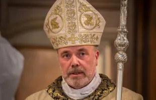 Bishop Marcus Stock of Leeds, England, at his episcopal ordination, Nov. 13, 2014. Mazur/catholicnews.org.uk.