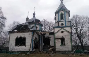 The ruined Church of the Nativity of the Blessed Virgin, built in 1862, in Ukraine’s Zhytomyr region. FB Olga Rutkovskaya.