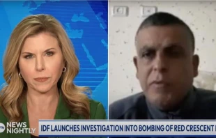 Gaza-based journalist Akram Al Satarri spoke with “EWTN News Nightly” anchor Tracy Sabol from Khan Yunis about the state of the southern area of the Gaza Strip, Jan. 3, 2024. Credit: “EWTN News Nightly”