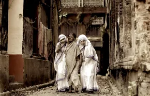 Scene from the film "Mother Teresa and Me." Credit: Curry Western Movies