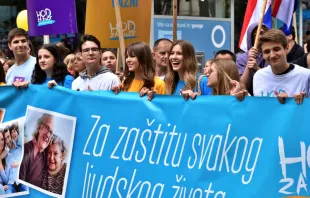 The sixth national Walk for Life in Zagreb, Croatia, May 29, 2021. Tomislav Bagarić