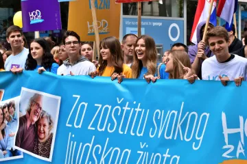 The sixth national Walk for Life in Zagreb, Croatia, May 29, 2021
