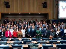 More than 200 world leaders at the U.N. headquarters in New York on Nov. 18, 2023, signed the “New York Commitment,” which seeks to restore the original meaning of the Universal Declaration of Human Rights on the occasion the 75th anniversary of its proclamation.