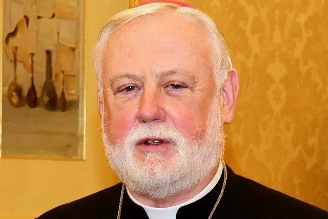 Vatican Archbishop Paul Gallagher in 2018